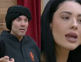 A Fazenda 17: Rayane e Fernando brigam e peão perde a linha: 'Se f*da'