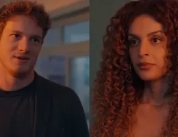 Três Graças: Leonardo se rende e vive primeira noite com Viviane