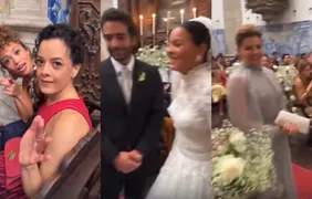 Vale Tudo: Alexandre Nero vaza imagens do casamento de Fátima e Afonso