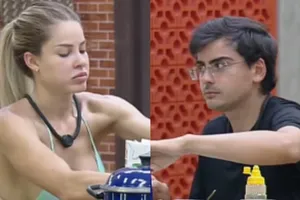 A Fazenda 17: Saory se irrita com atitude de Dudu após Roça: 'Surtou'