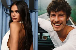 Bruna Marquezine e Shawn Mendes curtem praia após bênção de Ivete