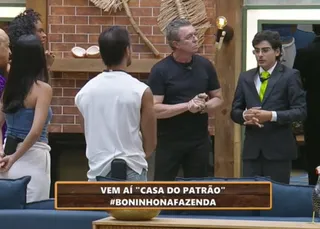 A Fazenda 17: Boninho faz aparição histórica e dá susto em peões