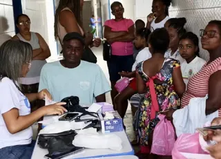 Ação oferece serviços de saúde e cidadania em cidade da Bahia