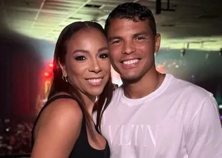 Esposa de Thiago Silva se revolta durante jogo do Fluminense