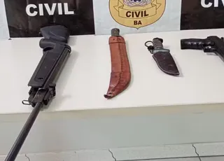 Polícia apreende armas com suspeito de importunação em Alagoinhas