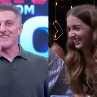 Luciano Huck dança em grande final e a filha dele, Eva Huck, reage