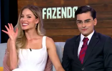 A Fazenda: Saory surpreende com declaração para Dudu Camargo na Record