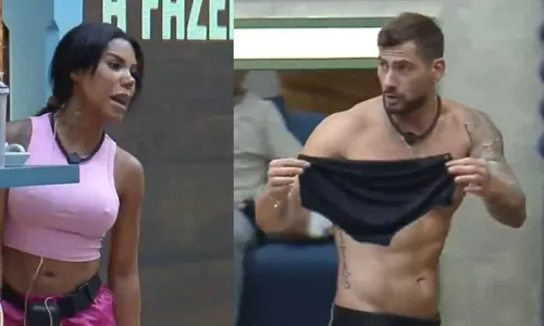 
					A Fazenda 17: Carol e Nizam discutem por cueca suja: 'Jogar no lixo'
				
				