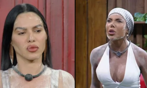   					A Fazenda 17: Carol e Tamiris quase saem no tapa e cunhã faz ameaça  				  				