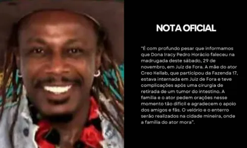 
					A Fazenda 17: Creo Kellab anuncia morte da mãe
				
				