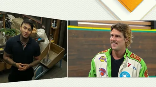 
					A Fazenda 17: Wallas é exposto a pedidos de beijo em Duda e reage
				
				