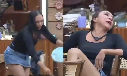 
					A Fazenda 17: Yoná surta e joga comida no chão após atitude de Martina
				
				