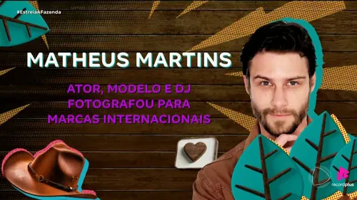 
					A Fazenda 2025: quem é Matheus Martins, DJ e ator
				
				