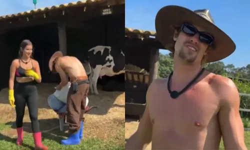 
					A Fazenda: Duda suja Matheus de cocô e peão se revolta: 'Patricinha'
				
				