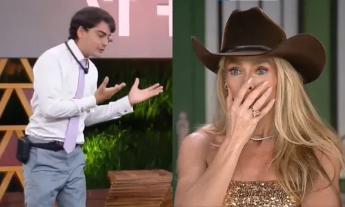 
					A Fazenda: Dudu e Saory chocam Galisteu com fala íntima: 'Cheiradora'
				
				