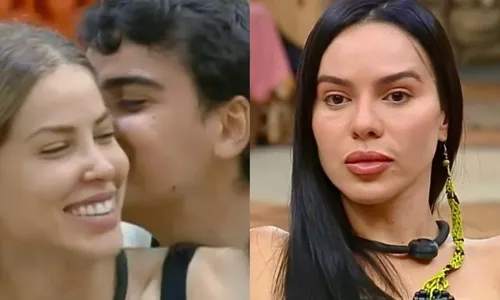 
					A Fazenda: Dudu e Saory debocham de Tamires após treta: 'Pirou de vez'
				
				