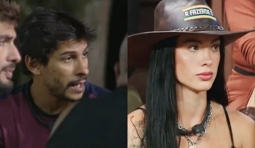   					A Fazenda: Shia descobre plano de Rayane e acusa de traição: 'Judas'  				  				