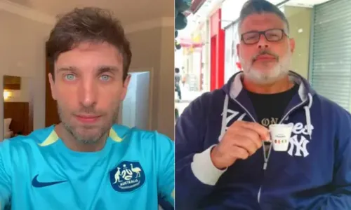  Alexandre Frota e Rodrigo Carelli selam paz em jantar 