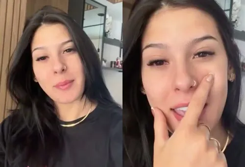 
					Ana Castela pega buquê em casamento e reação de Zé Felipe surpreende
				
				