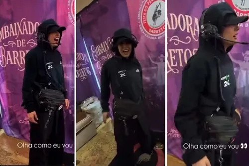 
					Ana Castela se disfarça para chegar ao palco na arena de Barretos
				
				