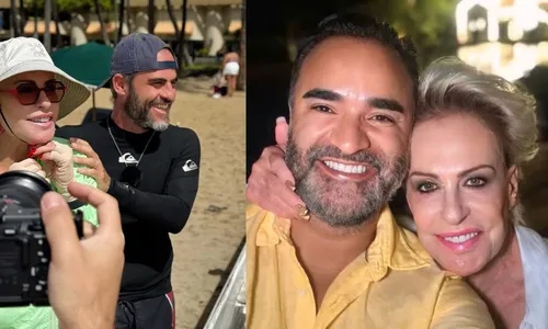 
				
					Ana Maria Braga posa com filho e web confunde com marido: 'Casal show'
				
				