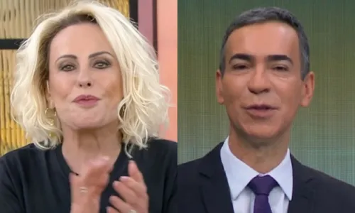 
					Ana Maria manda surpresa para César Tralli em despedida do Jornal Hoje
				
				