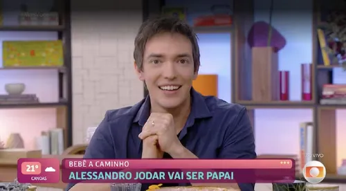 
					Apresentador da Globo anuncia que será pai após previsão de Ana Maria
				
				