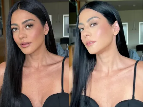 
					Atriz de 'Garota do Momento' surge com novo visual em gravação do SBT
				
				