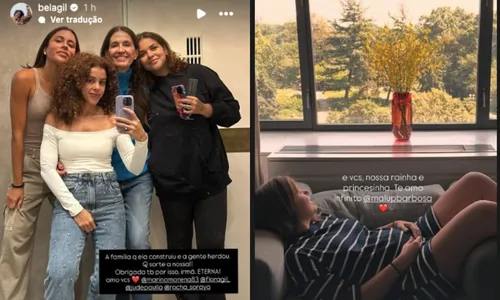 
					Bela Gil homenageia amigas de Preta Gil após despedida: ‘Família’
				
				