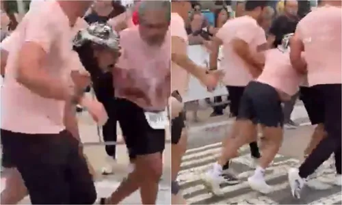 
					Bell Marques passa mal durante corrida e é carregado; veja vídeo
				
				