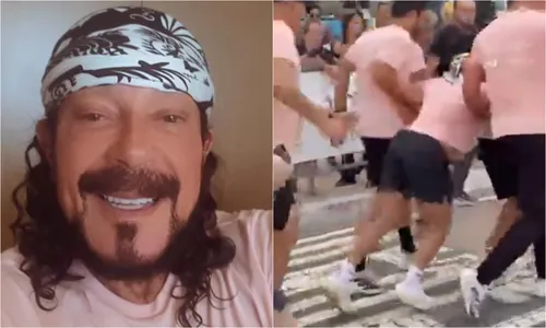 
					Bell Marques passa mal durante corrida e é carregado; veja vídeo
				
				