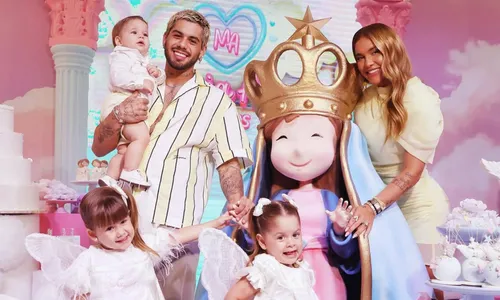 
				
					Bolo gigante e 60 mil balões: os luxos da festa da filha de Virginia
				
				