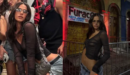 
					Bruna Marquezine chama atenção com roupa transparente em festa íntima
				
				