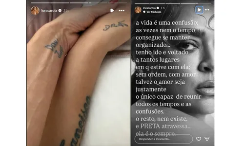 
					Carolina Dieckmmann resgata foto com Preta Gil e desabafa: 'Confusão'
				
				