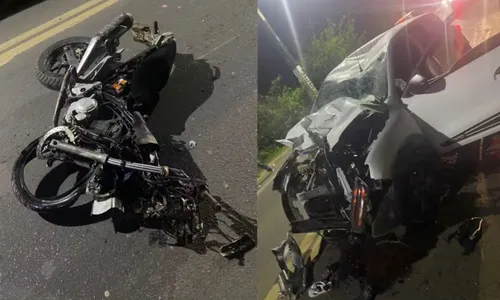 
				
					Casal morre após batida entre carro e motocicleta na Bahia
				
				