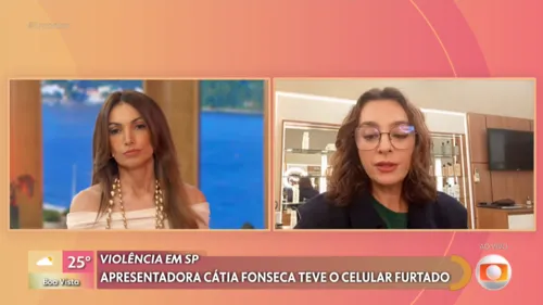
					Catia Fonseca surge na Globo após susto e faz desabafo: 'Invadida'
				
				