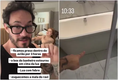 
					De febre a box quebrado: Viih Tube e Eliezer enfrentam caos em viagem
				
				