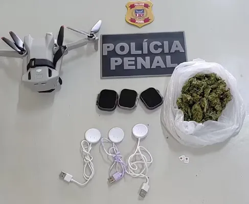 
					Drone é apreendido ao tentar levar drogas para presídio na Bahia
				
				