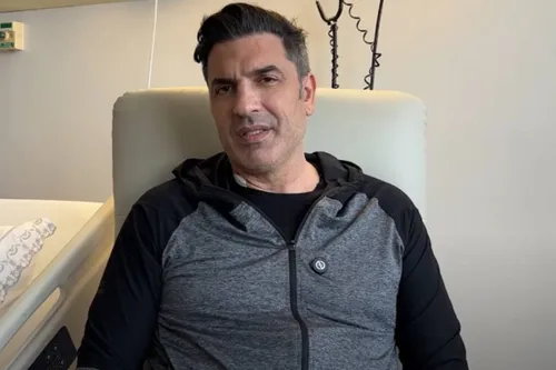 
					Edu Guedes se emociona ao falar da luta contra o câncer
				
				