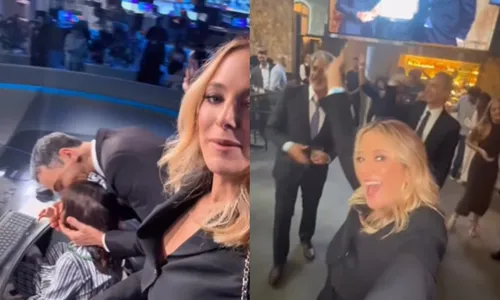 
					Esposa de César Tralli exibe bastidores de estreia no Jornal Nacional
				
				