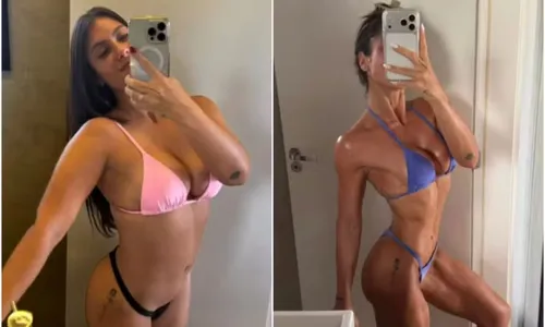 
					Ex-'De Férias com o Ex' impressiona com antes e depois do corpo; FOTOS
				
				