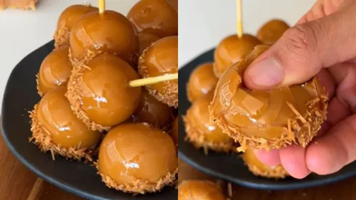 
					Faça bala de doce de leite caramelizada e dê adeus ao morango do amor
				
				