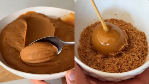 
					Faça bala de doce de leite caramelizada e dê adeus ao morango do amor
				
				