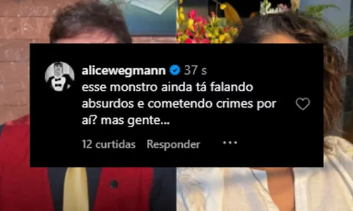 
				
					Famosa defende Preta Gil após Leo Lins debochar de câncer: 'Monstro'
				
				