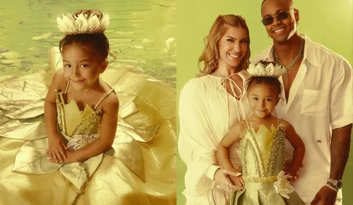 
					Filha de Lore Improta e Léo Santana surge de Princesa Tiana em festa
				
				