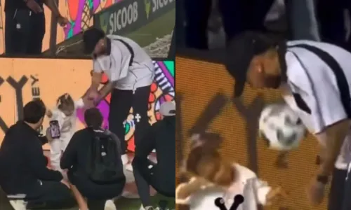 
					Filha de Neymar chora e deixa campo carregada após bolada na cabeça
				
				