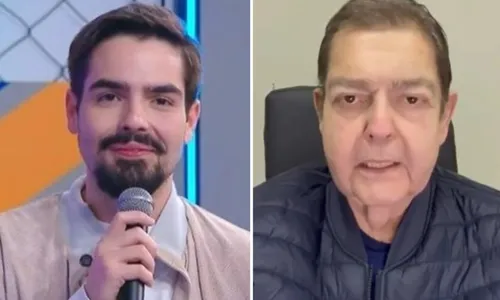   					Filho de Faustão surge ao vivo no SBT e ignora estado de saúde do pai  				  				