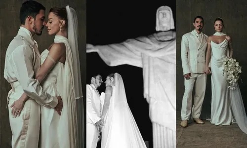 
				
					Giovanna Lancelotti abre álbum de fotos de casamento com Gabriel David
				
				