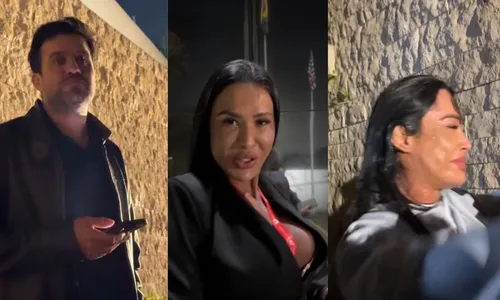 
				
					Gracyanne é batizada em culto de Pablo Marçal: 'Arrependimento'
				
				