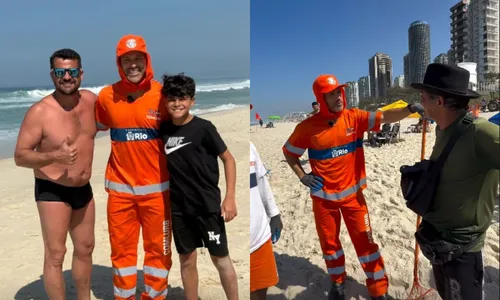 
					Ídolo do Flamengo, Diego Ribas surge como gari e deixa fãs confusos
				
				